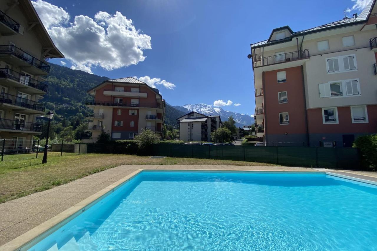Flat In Residence With Swimming Pool Saint-Gervais-les-Bains Eksteriør billede